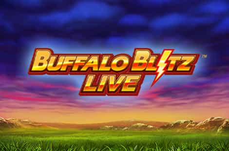 Portada de la tragaperras Buffalo Blitz Live Show de Playtech.