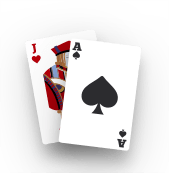 Imagen de dos cartas de blackjack