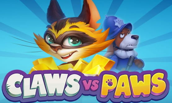 Portada de la slot Claws vs Paws de Playson.
