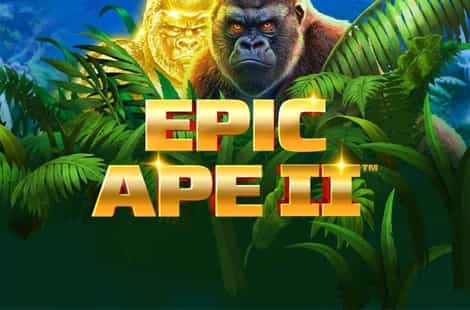 Portada de la tragaperras Epic Ape 2 de Playtech.