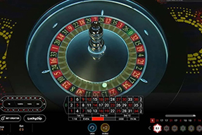 Ruleta Slingshot disponible en la plataforma de bet365 en vivo.