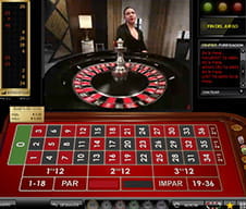 En la Ruleta en vivo se disponen de diversos ángulos de cámara