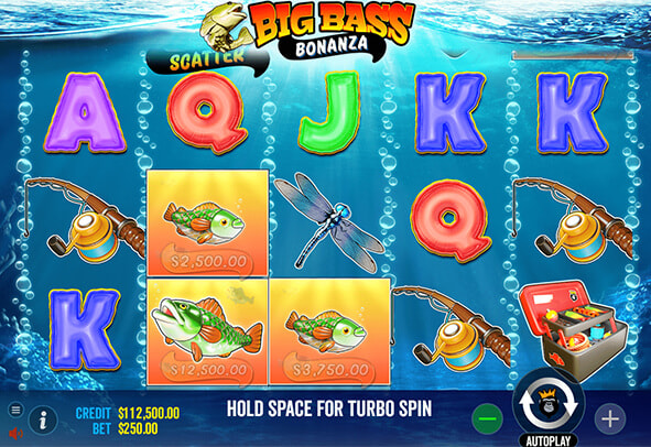 Portada de la slots Big Bass Bonanza