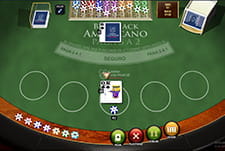 Juego demo de blackjack en Casino Gran Madrid