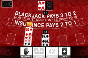 Blackjack VIP desde el móvil app