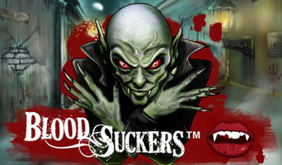 Portada de la tragaperras Blood Suckers de NetEnt.