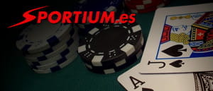 En casino Sportium, las mesas de Blackjack contribuyen al bono
