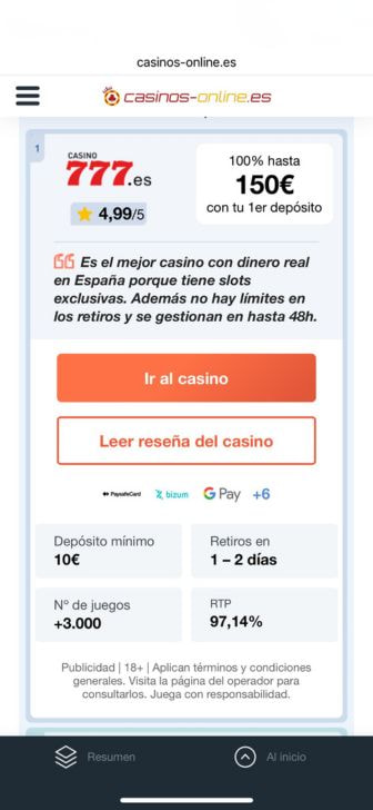 Elección de un casino online con dinero real del ranking.