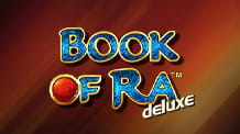 Portada de la slot Book of Ra Deluxe para casinos online nuevos