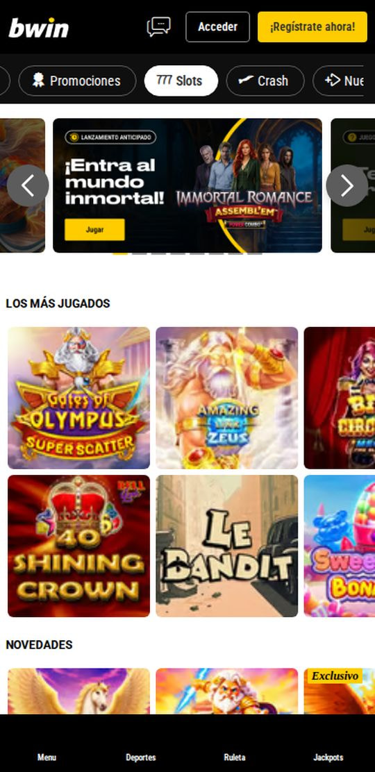 bwin móvil: slots