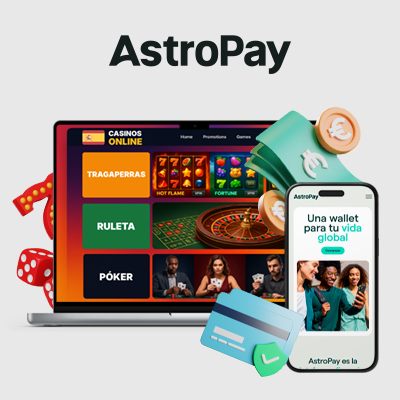 Dispositivos muestran casinos con AstroPay en España.