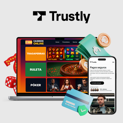 Dispositivos muestran casinos con Trustly en España.