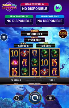 Tragaperras móvil Fire Blaze: Blue Wizard.