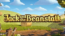 Portada de la tragaperras Jack and the Beanstalk de NetEnt para casinos online.
