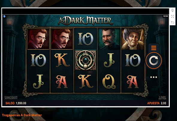 Juego de la slot A Dark Matter para casinos online en España.
