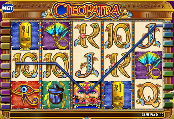 Portada de la demo de la slot Cleopatra totalmente gratis.