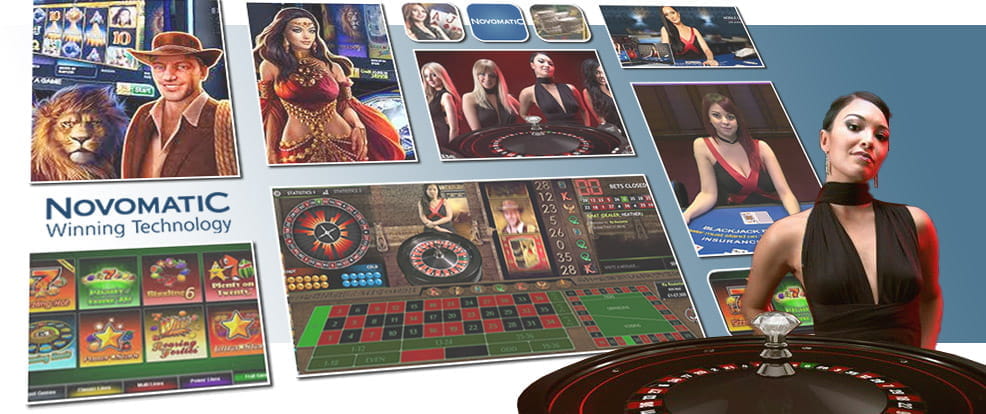 Varios juegos de mesa de Novomatic.