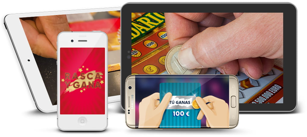Juegos de rasca y gana online en casino online para móvil.