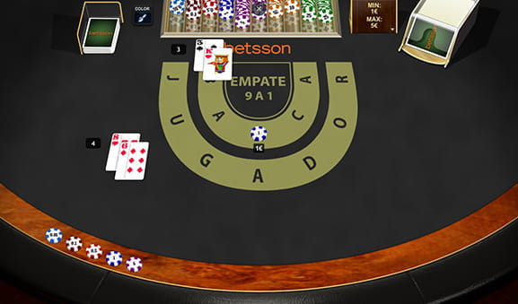 Juego Punto y Banca desarrollado por Playtech para jugar en casinos online de España.