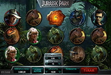 La tragaperra Jurrassic Park en Pastón casino online.