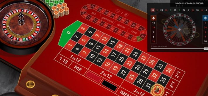 Partida a una ruleta live automática de Evolution en el casino en vivo Gran Madrid Casino Online en España.