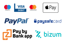 Logos de los métodos de pago en bet365 para móvil