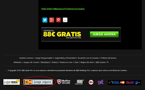 Las empresas que corroboran la seguridad de los sitios son visibles