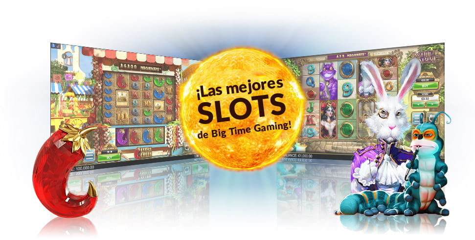 Dos imágenes de las slots más populares del proveedor de software Big Time Gaming.