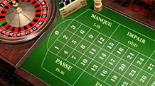 Juego de la ruleta francesa en el móvil.