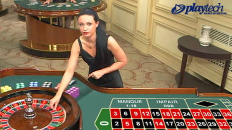 Ruleta en vivo con límites altos