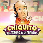 Imagen de la portada de la videoslot de MGA Chiquito y el tesoro de la pradera.