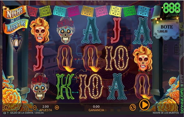 Tragaperras Noche de los Muertos.