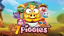 Portada de la tragaperras 7 Piggies de Pragmatic Play para casinos online.