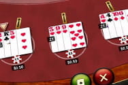 Juego de blackjack online multijugador.