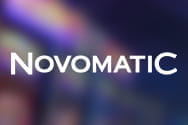 Logo del proveedor de software Novomatic.
