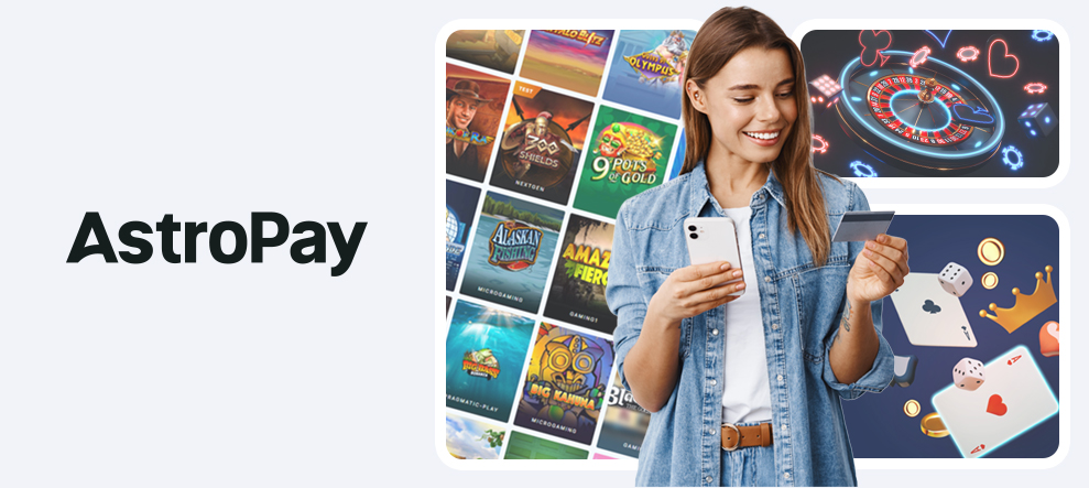 Una persona jugando en un casino con AstroPay desde España