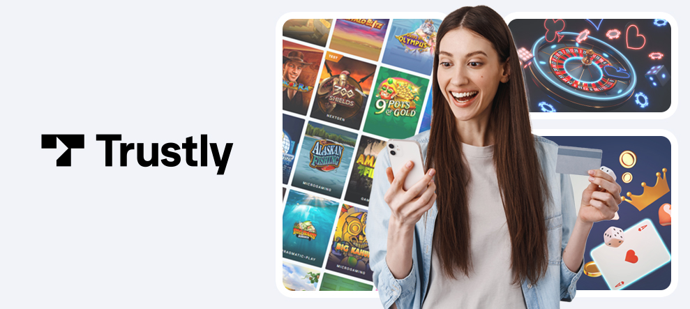 Una persona jugando en un casino con Trustly desde España