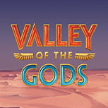 Portada de la tragaperras de casino Valley of the Gods de Yggdrasil.