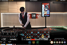 La ruleta Casiopea en vivo en Botemanía.