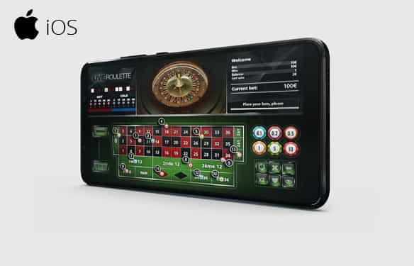 Crupier de una ruleta online movil