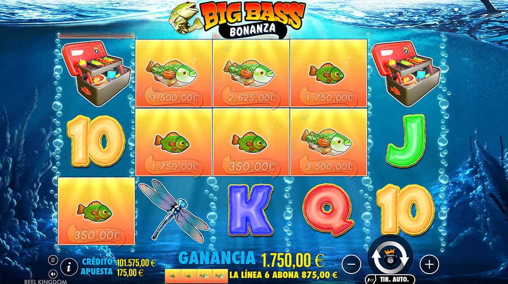 Giros gratis de Big Bass Bonanza