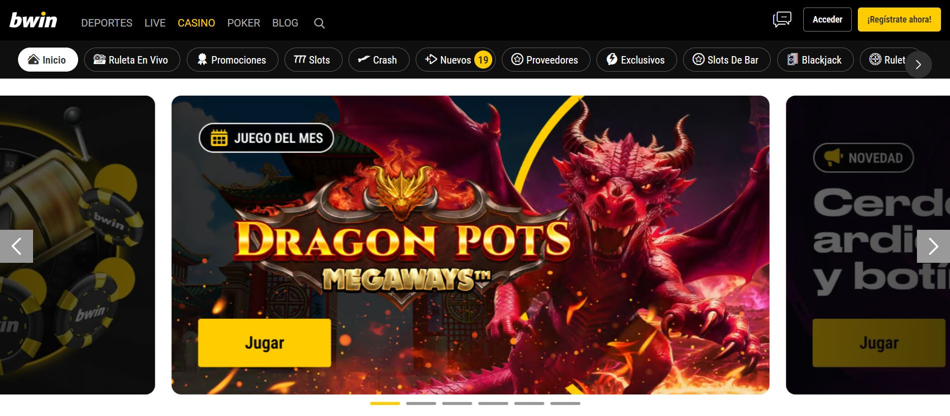 bwin - página de inicio