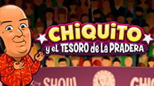 Portada de la slot Chiquito y el Tesoro de la Pradera de MGA.