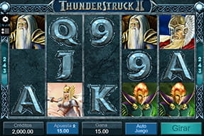 Portada de la slot Thunderstruck II.