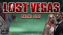 Portada de la slot Lost Vegas de Microgaming.