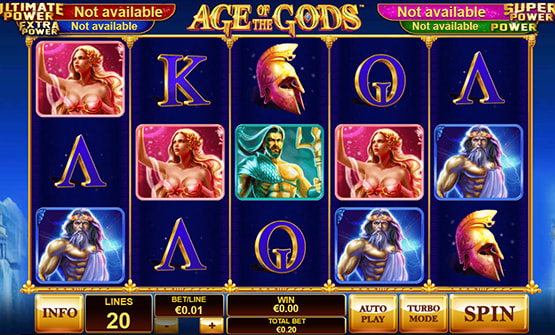 Age of the Gods Slots Demo 1