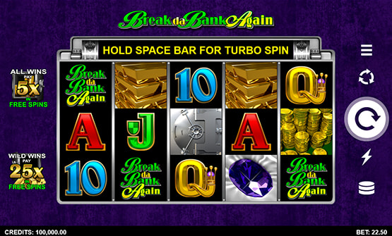 Break da Bank Again Online Demo 1