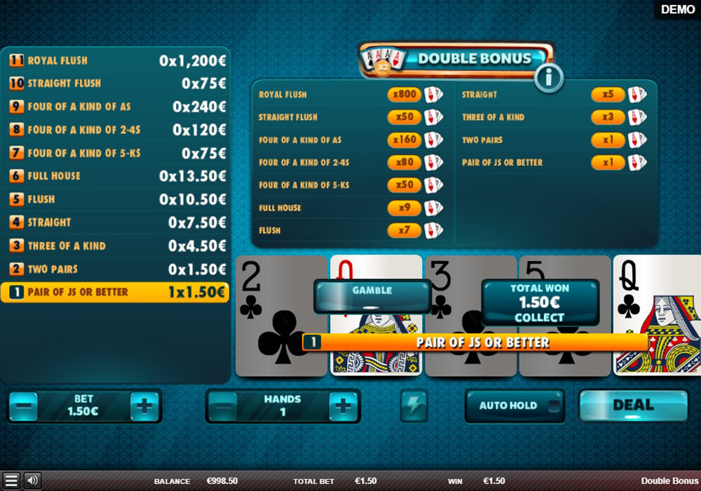 Double Poker demo 1