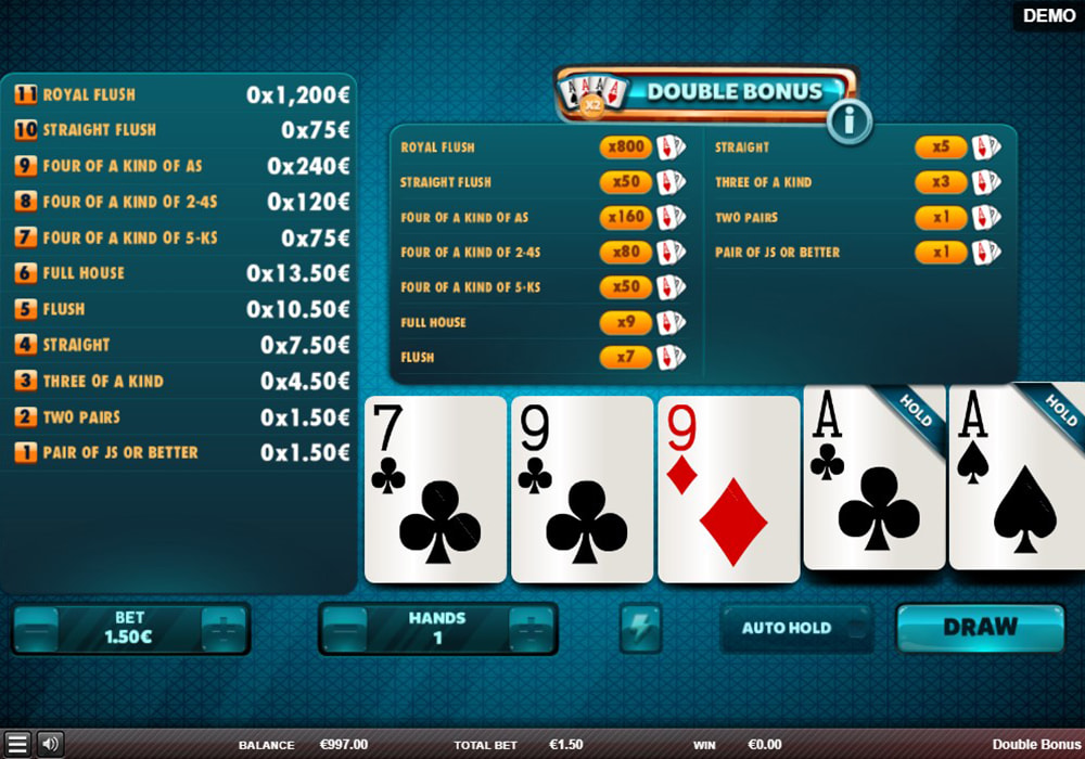 Double Poker demo 2