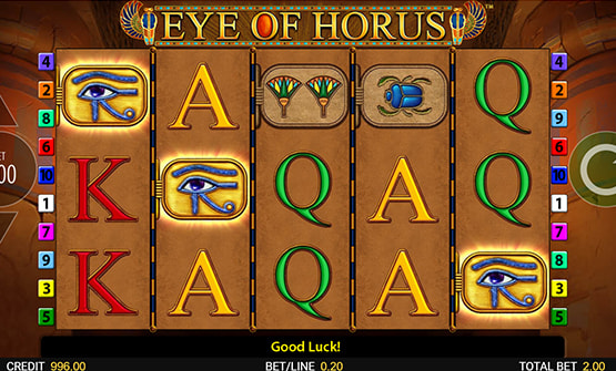 Eye of Horus Slots Demo 2